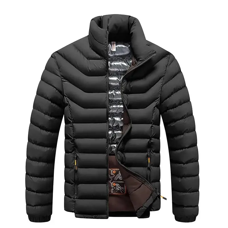 Varm tjock vinterparka fr mn