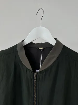 Vintage Pure Silk Bomber Jacket - L