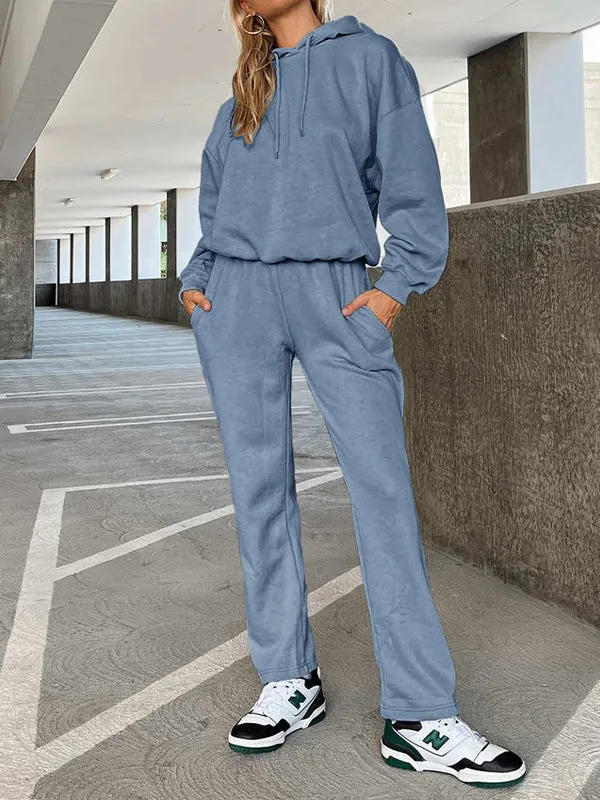 Women's Loose Sweat-Absorbent Quick-Drying Hooded Sportswear