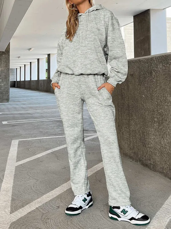 Women's Loose Sweat-Absorbent Quick-Drying Hooded Sportswear