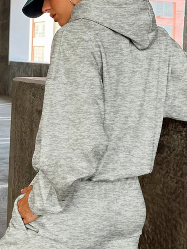 Women's Loose Sweat-Absorbent Quick-Drying Hooded Sportswear